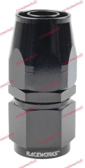RACEWORKS CUTTER HOSE FITTING AN-10 STRAIGHT | RWF-101-10BK-NZRACEWORKS-Autoignite NZ