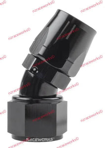 RACEWORKS CUTTER HOSE FITTING AN-16 30 DEG | RWF-107-16BK-NZRACEWORKS-Autoignite NZ