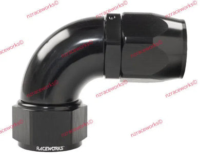 RACEWORKS CUTTER HOSE FITTING AN-16 90 DEG | RWF-103-16BK-NZRACEWORKS-Autoignite NZ