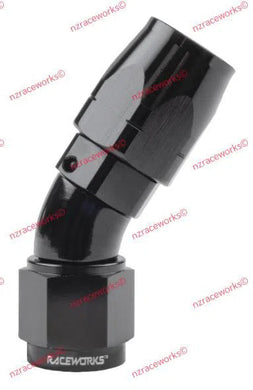 RACEWORKS CUTTER HOSE FITTING AN-4 30 DEG | RWF-107-04BK-NZRACEWORKS-Autoignite NZ