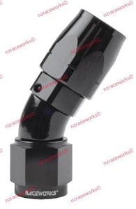 RACEWORKS CUTTER HOSE FITTING AN-4 30 DEG | RWF-107-04BK-NZRACEWORKS-Autoignite NZ