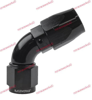 RACEWORKS CUTTER HOSE FITTING AN-6 60 DEG | RWF-108-06BK-NZRACEWORKS-Autoignite NZ