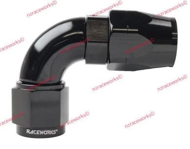 RACEWORKS CUTTER HOSE FITTING AN-6 90 DEG | RWF-103-06BK-NZRACEWORKS-Autoignite NZ