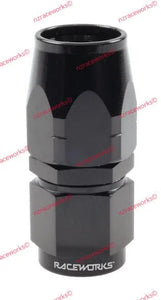 RACEWORKS CUTTER HOSE FITTING AN-6 STRAIGHT | RWF-101-06BK-NZRACEWORKS-Autoignite NZ