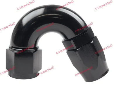 RACEWORKS CUTTER STYLE HOSE ENDS 150 DEG-NZRACEWORKS-Autoignite NZ