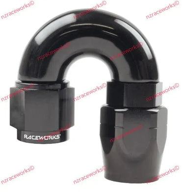 RACEWORKS CUTTER STYLE HOSE ENDS 180 DEG - 100/120/140-NZRACEWORKS-Autoignite NZ