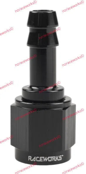 RACEWORKS FEMALE AN-6 TO BARB 5/16'' | RWF-411-06-05BK-NZRACEWORKS-Autoignite NZ