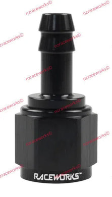 RACEWORKS FEMALE AN-8 TO BARB 3/8IN | RWF-411-08-06BK-NZRACEWORKS-Autoignite NZ