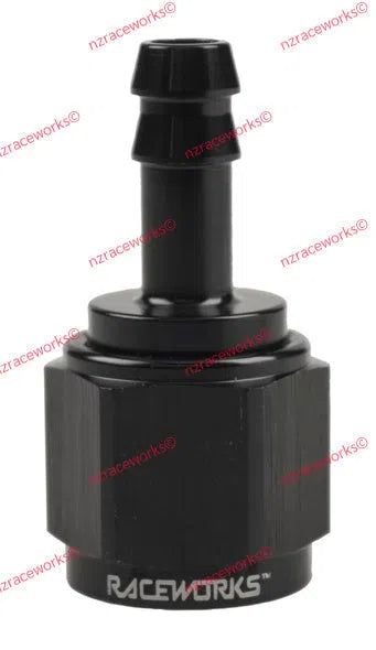 RACEWORKS FEMALE AN-8 TO BARB 5/16'' | RWF-411-08-05BK-NZRACEWORKS-Autoignite NZ