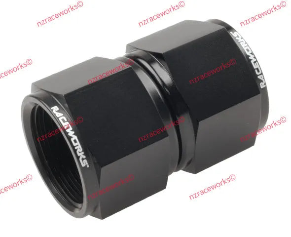 RACEWORKS FEMALE TO FEMALE SWIVEL AN-20 STRAIGHT | RWF-131-20BK-NZRACEWORKS-Autoignite NZ