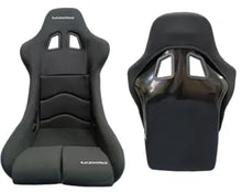 Load image into Gallery viewer, RACEWORKS FIBREGLASS SEAT BLACK CLOTH FIA APPROVED ~ MEDIUM-NZRACEWORKS-Autoignite NZ
