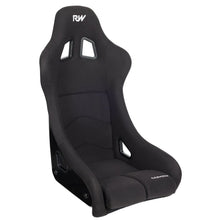 Load image into Gallery viewer, RACEWORKS FIBREGLASS SEAT BLACK CLOTH FIA APPROVED ~ SMALL-NZRACEWORKS-Autoignite NZ
