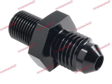 RACEWORKS FLARE AN-4 TO BSPP 1/8'' | RWF-817-04-02BK-NZRACEWORKS-Autoignite NZ
