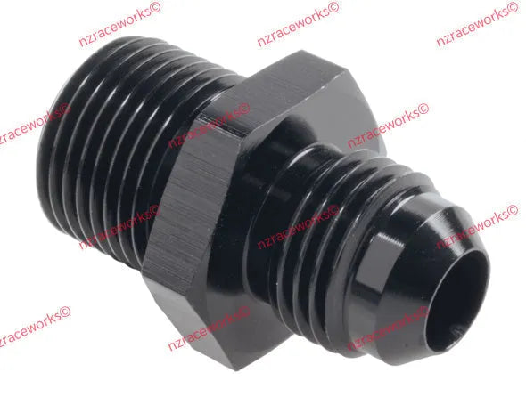 RACEWORKS FLARE AN-4 TO BSPP 3/8'' | RWF-817-04-06BK-NZRACEWORKS-Autoignite NZ