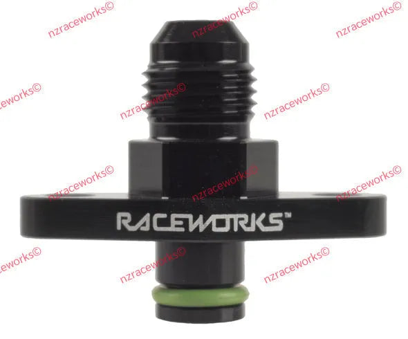 RACEWORKS FUEL RAIL ADAPTER AN-6 - MAZDA, NISSAN & SUBARU | RWF-680-02BK-NZRACEWORKS-Autoignite NZ