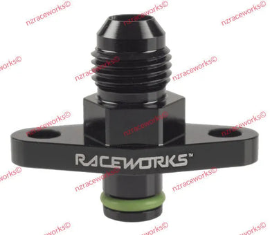 RACEWORKS FUEL RAIL ADAPTER AN-6 SUITS HONDA B SERIES | RWF-680-09BK-NZRACEWORKS-Autoignite NZ