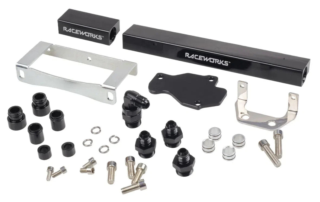 RACEWORKS FUEL RAILS SUITS MAZDA RX7 SERIES 6/7/8 13BT | ALY-020BK-NZRACEWORKS-Autoignite NZ
