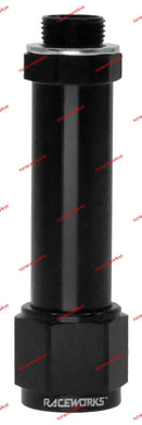 RACEWORKS HOLLEY & DEMON 9/16-24 AN-8 FEMALE SWIVEL LONG ADAPTER | RWF-711-08BK-NZRACEWORKS-Autoignite NZ