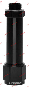 RACEWORKS HOLLEY & DEMON 9/16-24 AN-8 FEMALE SWIVEL LONG ADAPTER | RWF-711-08BK-NZRACEWORKS-Autoignite NZ