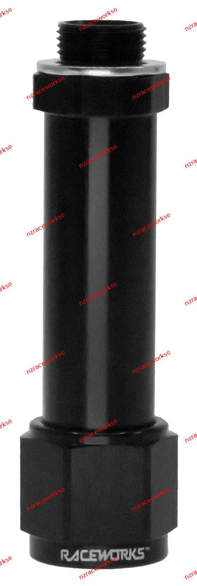 RACEWORKS HOLLEY & DEMON 9/16-24 AN-8 FEMALE SWIVEL LONG ADAPTER | RWF-711-08BK-NZRACEWORKS-Autoignite NZ