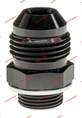 RACEWORKS HOLLEY & DEMON 9/16-24 AN-8 MALE FLARE ADAPTER | RWF-701-08BK-NZRACEWORKS-Autoignite NZ
