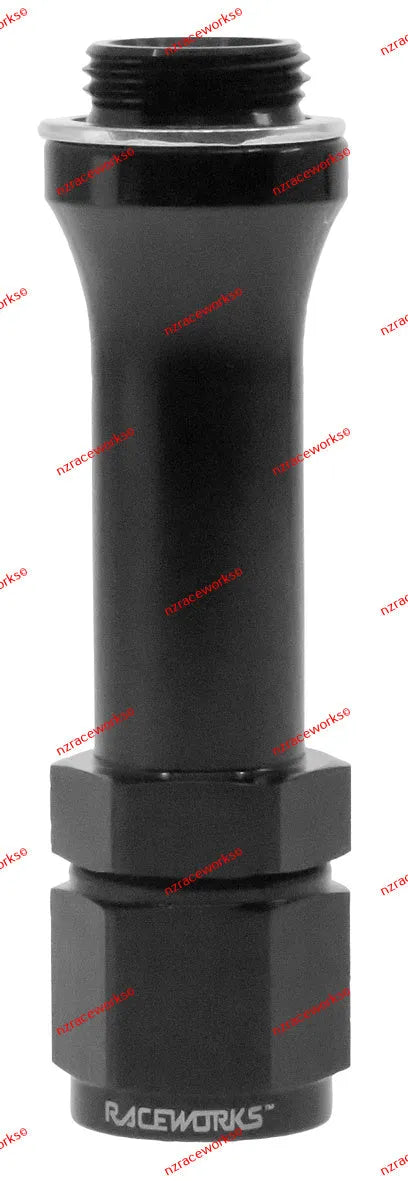 RACEWORKS HOLLEY HP & QFT 3/4-16 TO AN-8 FEMALE SWIVEL LONG ADAPTER | RWF-712-08BK-NZRACEWORKS-Autoignite NZ