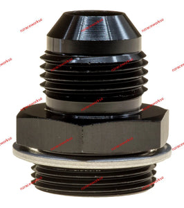 RACEWORKS HOLLEY MALE FLARE ADAPTER| RWF-700-08BK-NZRACEWORKS-Autoignite NZ
