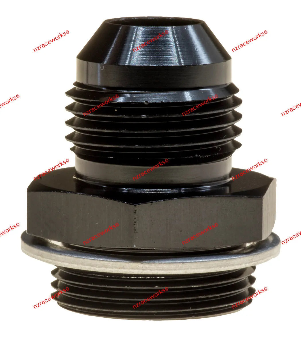 RACEWORKS HOLLEY MALE FLARE ADAPTER| RWF-700-08BK-NZRACEWORKS-Autoignite NZ