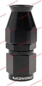 RACEWORKS HOSE ENDS 200 SERIES AN TEFLON | RWF-201-03BK-AN FITTINGS COLLECTION-NZRW-Autoignite NZ