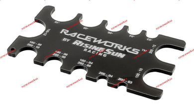 RACEWORKS HOSE GAUGE BLACK | RWT-034BK-NZRACEWORKS-Autoignite NZ