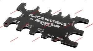 RACEWORKS HOSE GAUGE BLACK | RWT-034BK-NZRACEWORKS-Autoignite NZ
