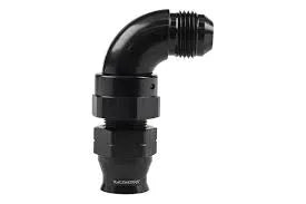RACEWORKS MALE AN-4 TO 1/4IN TUBE 90DEG ADAPTER | RWF-137-04-04BK-NZRACEWORKS-Autoignite NZ