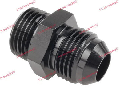 RACEWORKS MALE FLARE AN-8 TO O-RING BOSS AN-8 | RWF-920-08BK-NZRACEWORKS-Autoignite NZ