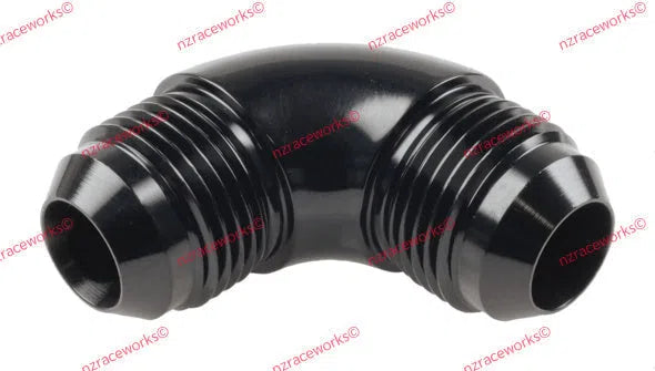 RACEWORKS MALE FLARE UNION AN-10 90 DEG | RWF-821-10BK-NZRACEWORKS-Autoignite NZ
