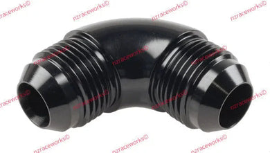 RACEWORKS MALE FLARE UNION AN-12 90 DEG | RWF-821-12BK-NZRACEWORKS-Autoignite NZ