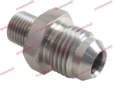 RACEWORKS METRIC M10X1.0 TO FLARE AN-6 | RWF-729-06SS-NZRACEWORKS-Autoignite NZ