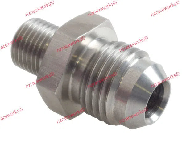 RACEWORKS METRIC M10X1.0 TO FLARE AN-6 | RWF-729-06SS-NZRACEWORKS-Autoignite NZ
