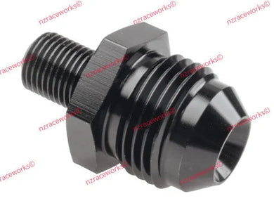 RACEWORKS METRIC M10X1.0 TO FLARE AN-8 | RWF-729-08BK-NZRACEWORKS-Autoignite NZ