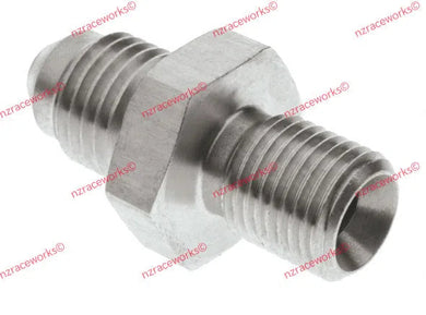 RACEWORKS METRIC M10X1.25 TO FLARE AN-4 | RWF-352-04SS-NZRACEWORKS-Autoignite NZ