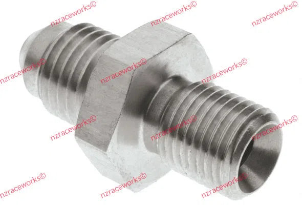 RACEWORKS METRIC M10X1.25 TO FLARE AN-4 | RWF-352-04SS-NZRACEWORKS-Autoignite NZ