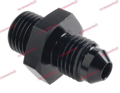 RACEWORKS METRIC M12X1.0 TO FLARE AN-4 | RWF-730-04-01BK-NZRACEWORKS-Autoignite NZ