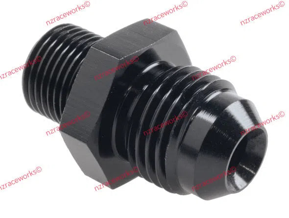 RACEWORKS METRIC M12X1.0 TO FLARE AN-6 | RWF-730-06-01BK-NZRACEWORKS-Autoignite NZ