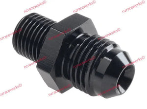 RACEWORKS METRIC M12X1.25 TO FLARE AN-6 | RWF-730-06BK-NZRACEWORKS-Autoignite NZ