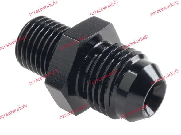 RACEWORKS METRIC M12X1.25 TO FLARE AN-6 | RWF-730-06BK-NZRACEWORKS-Autoignite NZ