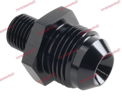 RACEWORKS METRIC M12X1.25 TO FLARE AN-8 | RWF-730-08BK-NZRACEWORKS-Autoignite NZ