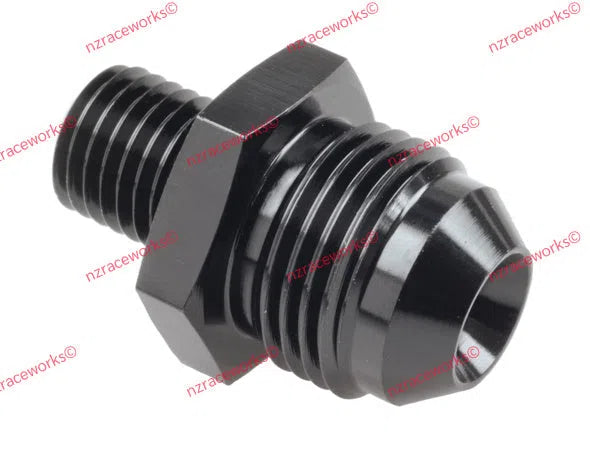 RACEWORKS METRIC M12X1.5 TO FLARE AN-10 | RWF-731-10BK-NZRACEWORKS-Autoignite NZ