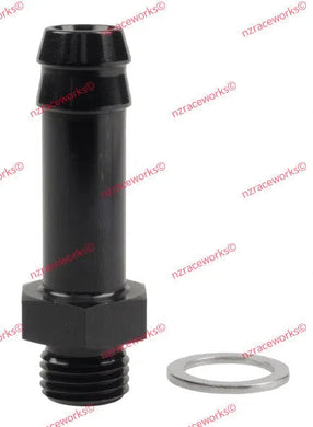 RACEWORKS METRIC M14X1.5 TO 1/2'' BARB | RWF-414-M14-08BK-NZRACEWORKS-Autoignite NZ