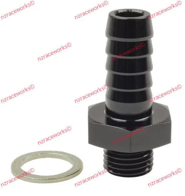 RACEWORKS METRIC M14X1.5 TO 3/8'' BARB | RWF-414-M14-06BK-NZRACEWORKS-Autoignite NZ