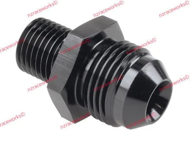 RACEWORKS METRIC M14X1.5 TO FLARE AN-8 | RWF-732-08BK-NZRACEWORKS-Autoignite NZ