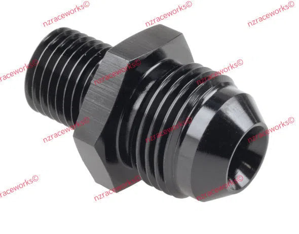 RACEWORKS METRIC M14X1.5 TO FLARE AN-8 | RWF-732-08BK-NZRACEWORKS-Autoignite NZ